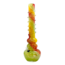SOFT GLASS 18'' SPIRAL SPECTRUM ROUND BOTTOM BEAKER BONG