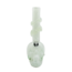 SOFT GLASS 10'' SKULL BOTTOM WAVE GRIP WATER BONG