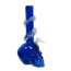 SOFT GLASS 10'' SKULL BOTTOM WAVE GRIP WATER BONG