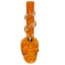 SOFT GLASS 10'' SKULL BOTTOM WAVE GRIP WATER BONG