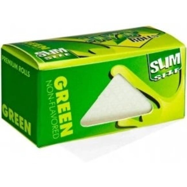 JUICY JUICY JAYS SLIM SIZE GREEN NON-FLAVORED ROLLS