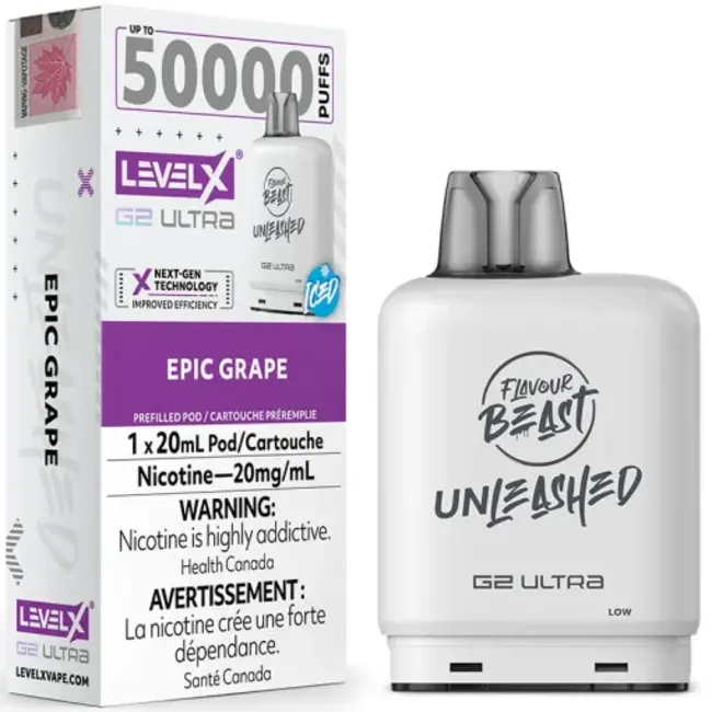 FLAVOUR BEAST FLAVOUR BEAST UNLEASHED 50K  G2 ULTRA POD