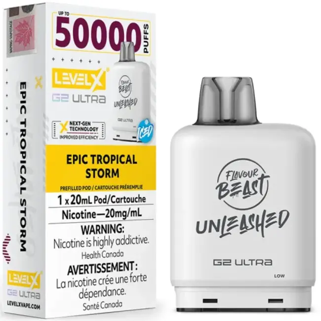 FLAVOUR BEAST FLAVOUR BEAST UNLEASHED 50K  G2 ULTRA POD