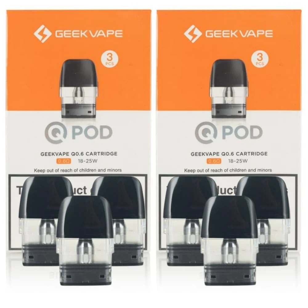 GeekVape Q Pod 3 Pack, Leak-Proof Design, and Magnetic Connections: Why Vapers Can't Get Enough of These Innovative Pods!