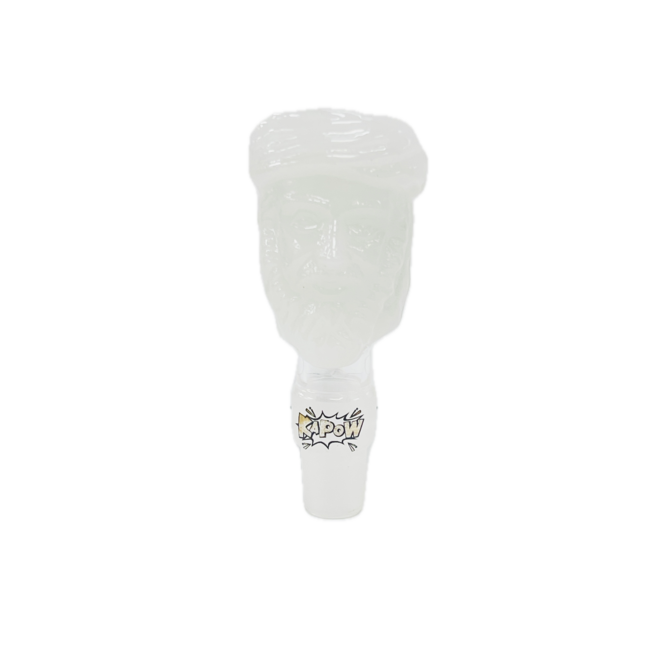 KAPOW KAPOW UNCLE BEARD 14/19MM GLASS BOWL-CC307