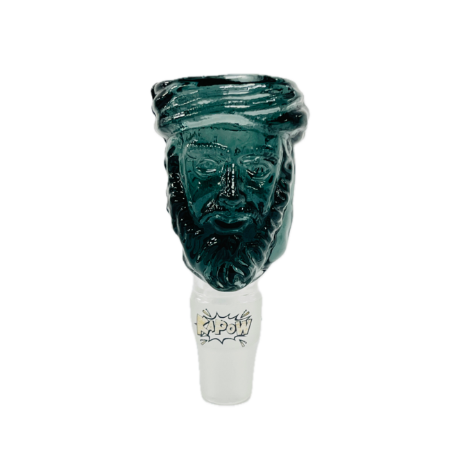 KAPOW KAPOW UNCLE BEARD 14/19MM GLASS BOWL-CC307