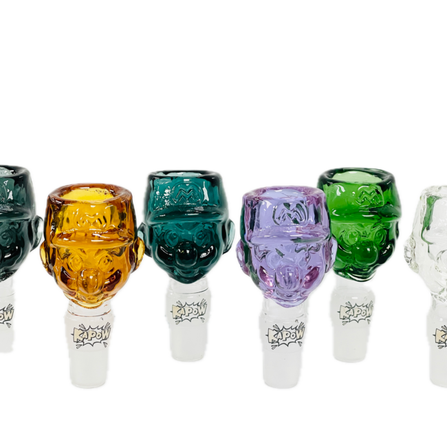 KAPOW KAPOW MARIO 14/19MM GLASS BOWL-CC466