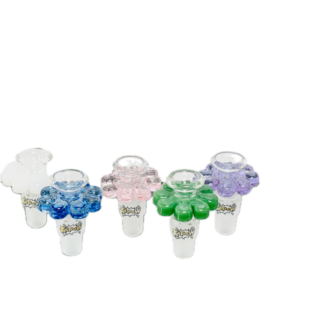 KAPOW KAPOW FLOWER 14/19MM GLASS BOWL-CC471