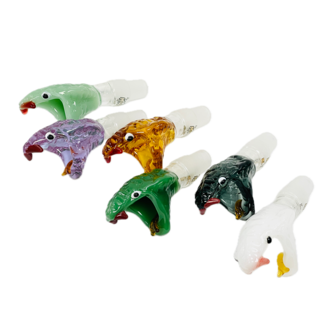 KAPOW KAPOW SNAKE 14/19MM GLASS BOWL-CC463