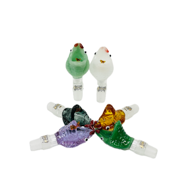 KAPOW KAPOW SNAKE 14/19MM GLASS BOWL-CC463