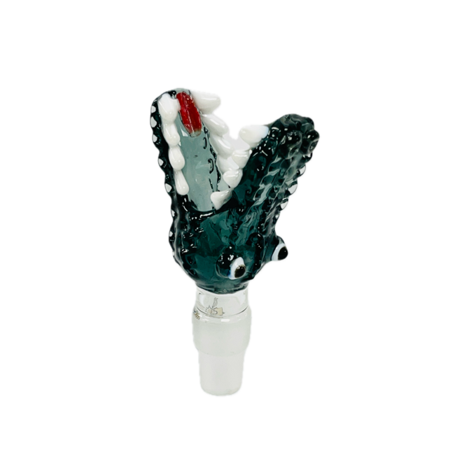 KAPOW KAPOW CROCODILE 14/19MM GLASS BOWL-CC464