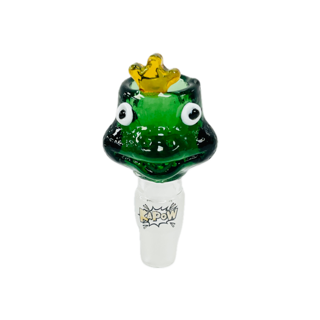 KAPOW KAPOW FROG CARTOON 14/19MM GLASS BOWL-CC469