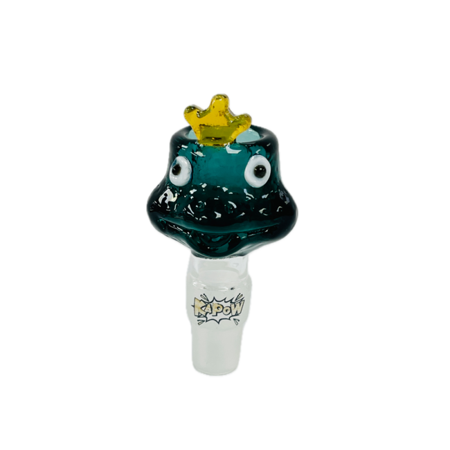 KAPOW KAPOW FROG CARTOON 14/19MM GLASS BOWL-CC469