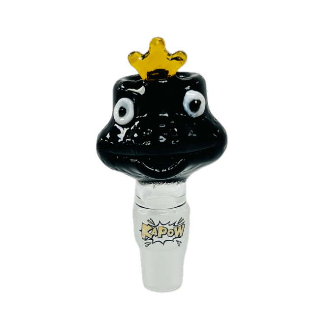 KAPOW KAPOW FROG CARTOON 14/19MM GLASS BOWL-CC469