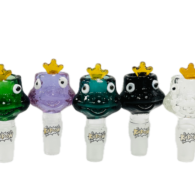 KAPOW KAPOW FROG CARTOON 14/19MM GLASS BOWL-CC469