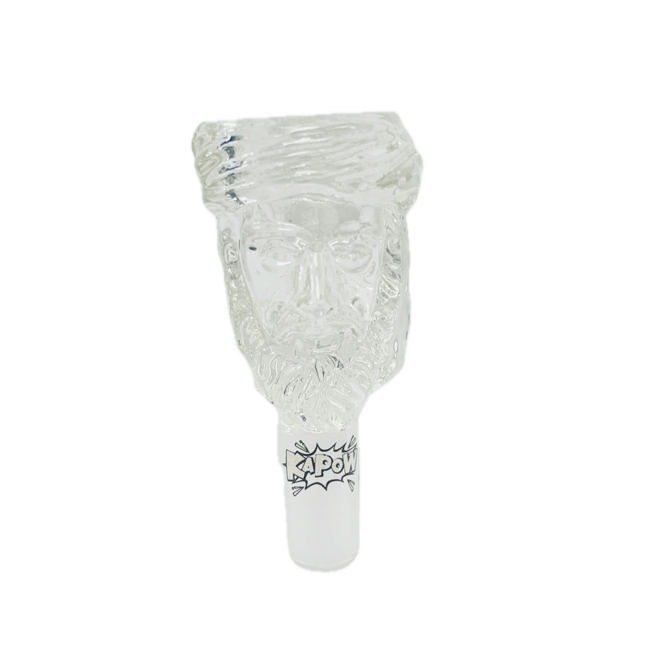KAPOW KAPOW UNCLE BEARD 14MM GLASS BOWL-CC307