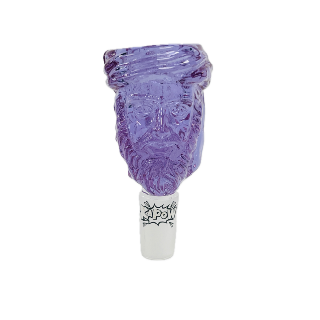KAPOW KAPOW UNCLE BEARD 14MM GLASS BOWL-CC307