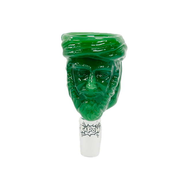 KAPOW KAPOW UNCLE BEARD 14MM GLASS BOWL-CC307
