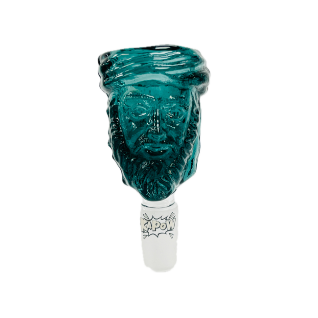 KAPOW KAPOW UNCLE BEARD 14MM GLASS BOWL-CC307