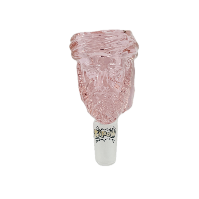 KAPOW KAPOW UNCLE BEARD 14MM GLASS BOWL-CC307