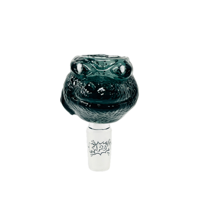 KAPOW KAPOW FROG HEAD 14MM GLASS BOWL-CC465