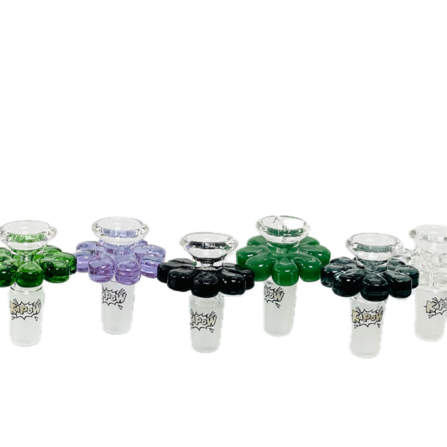 KAPOW KAPOW FLOWER 14MM GLASS BOWL-CC471
