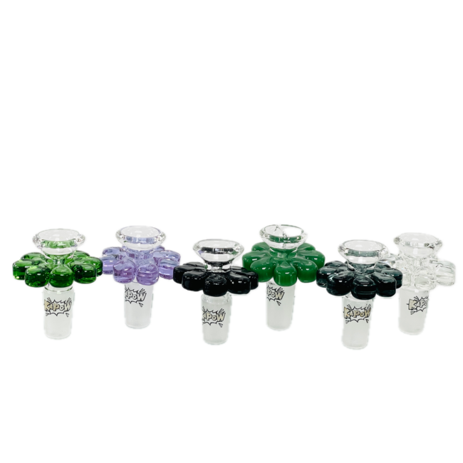 KAPOW KAPOW FLOWER 14MM GLASS BOWL-CC471