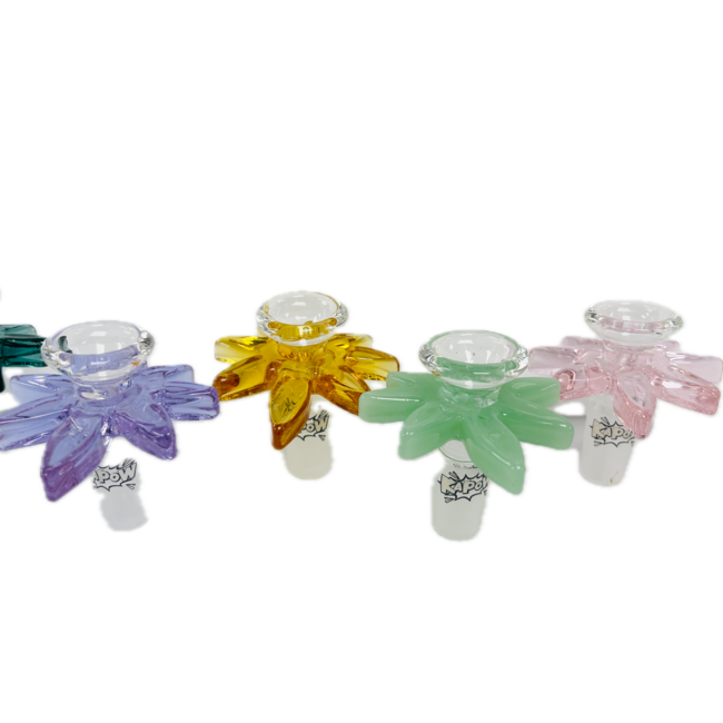 KAPOW KAPOW STAR HANDLE 14MM GLASS BOWL-CC467