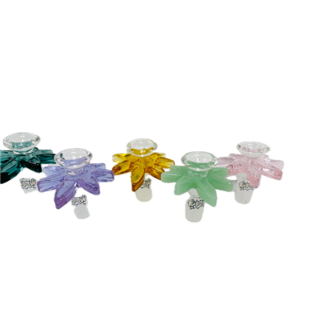 KAPOW KAPOW STAR HANDLE 14MM GLASS BOWL-CC467