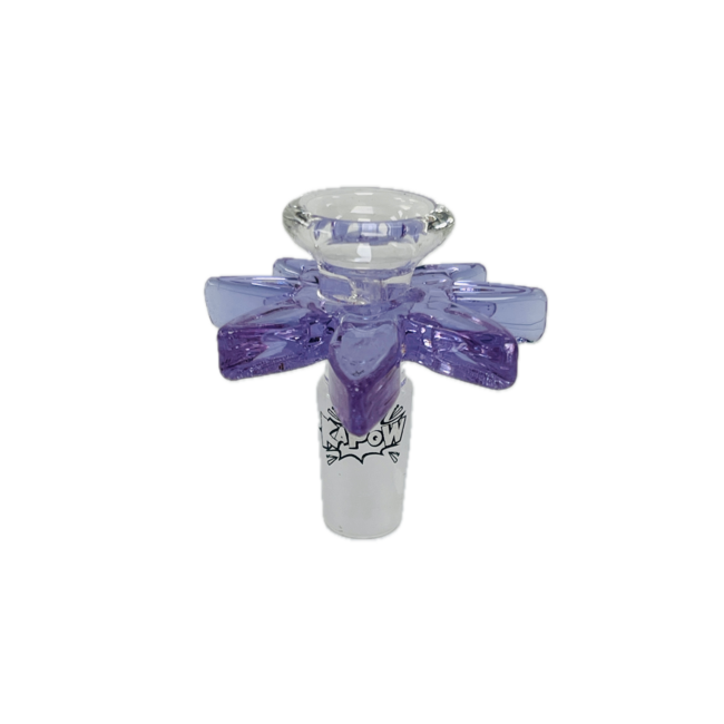KAPOW KAPOW STAR HANDLE 14MM GLASS BOWL-CC467