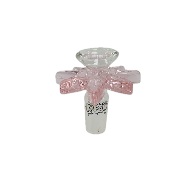 KAPOW KAPOW STAR HANDLE 14MM GLASS BOWL-CC467