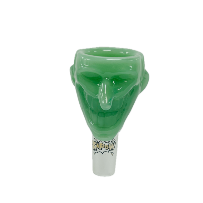 KAPOW KAPOW JOKER 14MM GLASS BOWL-CC470
