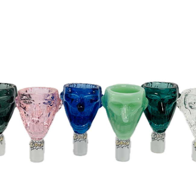 KAPOW KAPOW JOKER 14MM GLASS BOWL-CC470