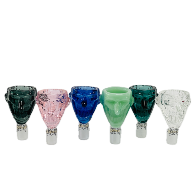 KAPOW KAPOW JOKER 14MM GLASS BOWL-CC470