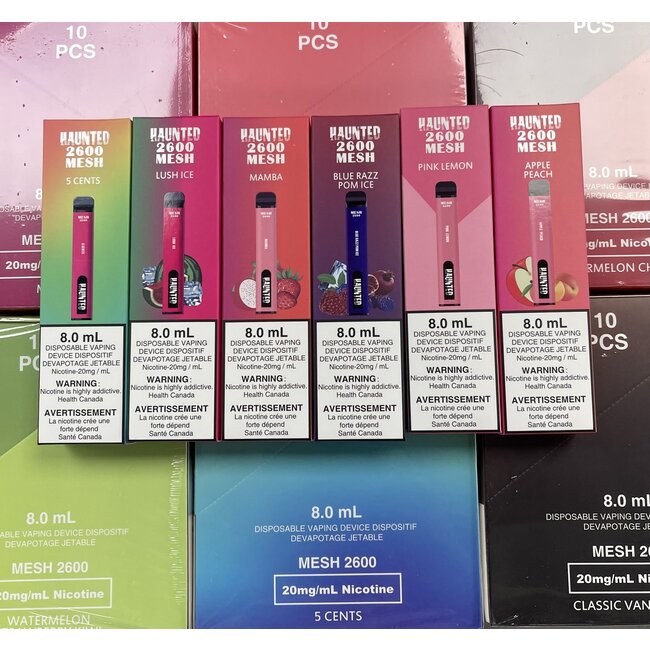 HAUNTED HAUNTED 2600 PUFFS DISPOSIBLE VAPE