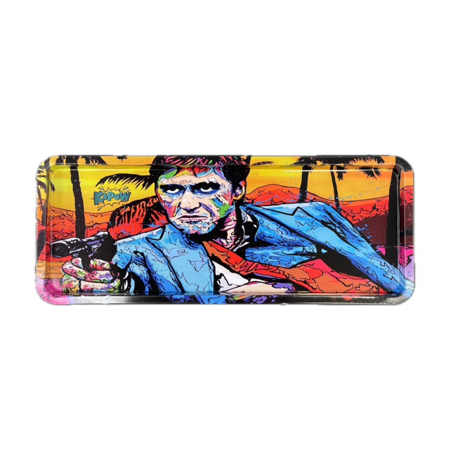 KAPOW KAPOW MAN WITH GUN ROLLING TRAY-05