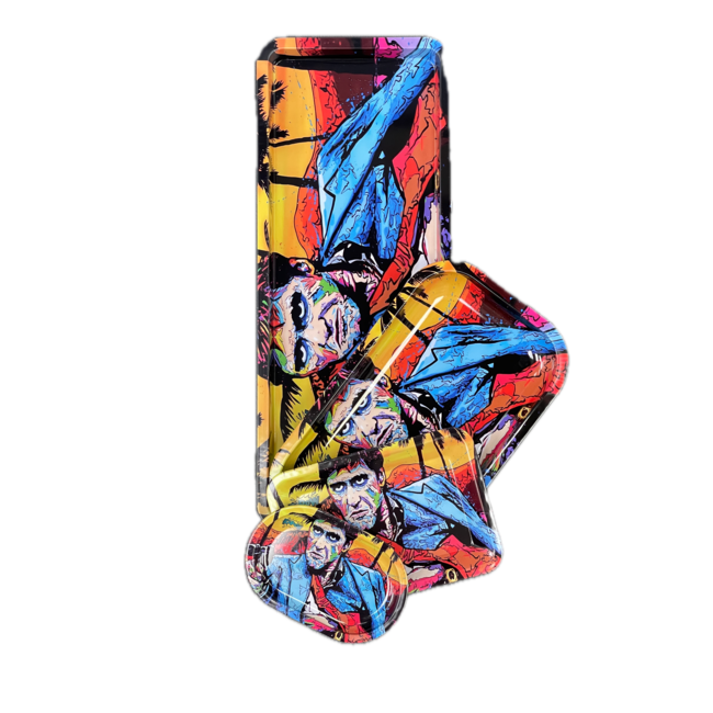 KAPOW KAPOW MAN WITH GUN ROLLING TRAY-05