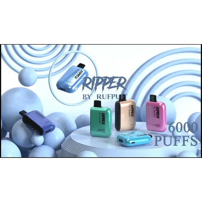 RUFPUF RUFPUF RIPPER DISPOSABLE 6000 PUFFS