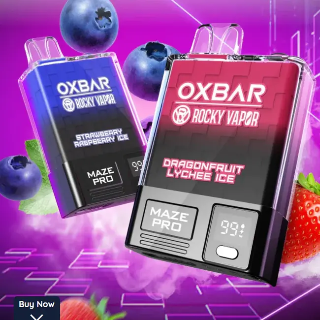 OXBAR ROCKY VAPOR OXBAR MAZE PRO 10000 PUFFS