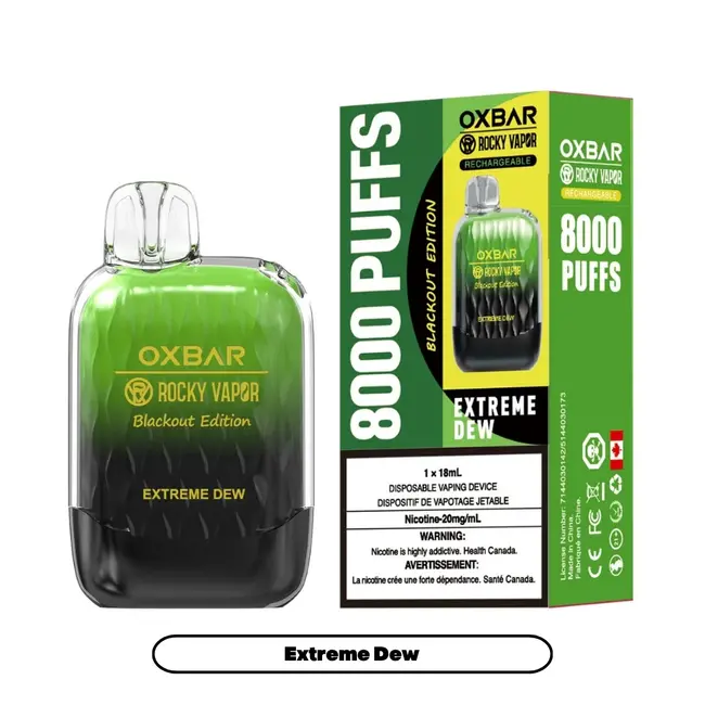 OXBAR ROCKY VAPOR OXBAR G-8000