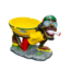 LARGE BASKET JAMAICAN MAN HOLDING  BASKET IN BACK  ASHTRAY  ASH-BIG-04