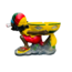 LARGE BASKET JAMAICAN MAN HOLDING  BASKET IN BACK  ASHTRAY  ASH-BIG-04