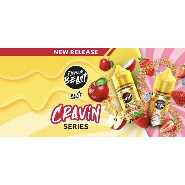 FLAVOUR BEAST FLAVOUR BEAST UNLEASHED SALT NIC (CRAVIN SERIES)