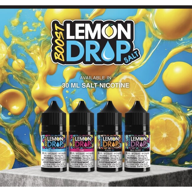 LEMON DROP BOOST LEMON DROP BOOST ICE SALT NIC