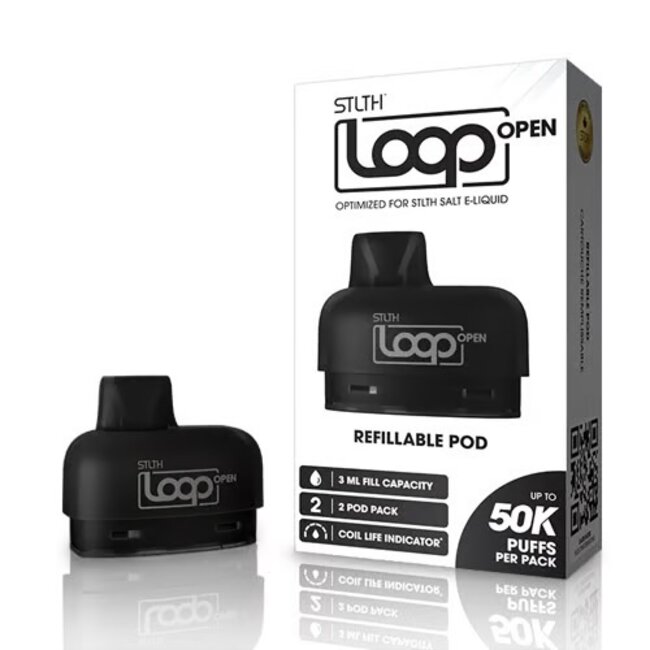 STLTH STLTH LOOP OPEN REPLACEMENT POD(2 PACK)