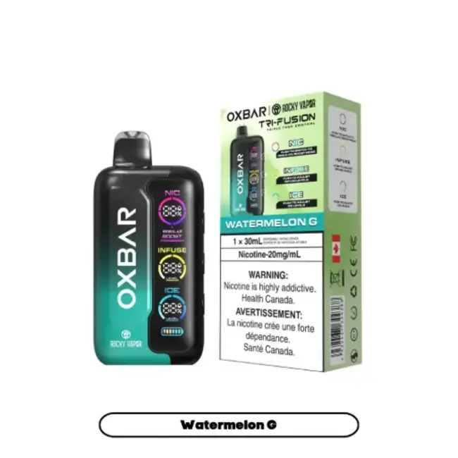 OXBAR ROCKY VAPOR OXBAR TRI FUSION  DISPOSABLE