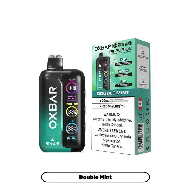 OXBAR ROCKY VAPOR OXBAR TRI FUSION  DISPOSABLE