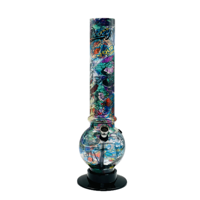 DOOZY 12'' DOOZY ACRYLIC WATER PIPE-205