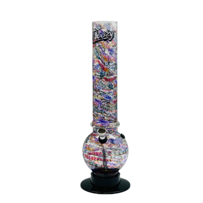 DOOZY 12'' DOOZY ACRYLIC WATER PIPE-205