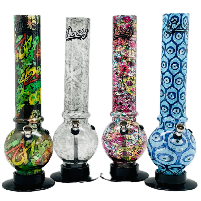 DOOZY 12'' DOOZY ACRYLIC WATER PIPE-205